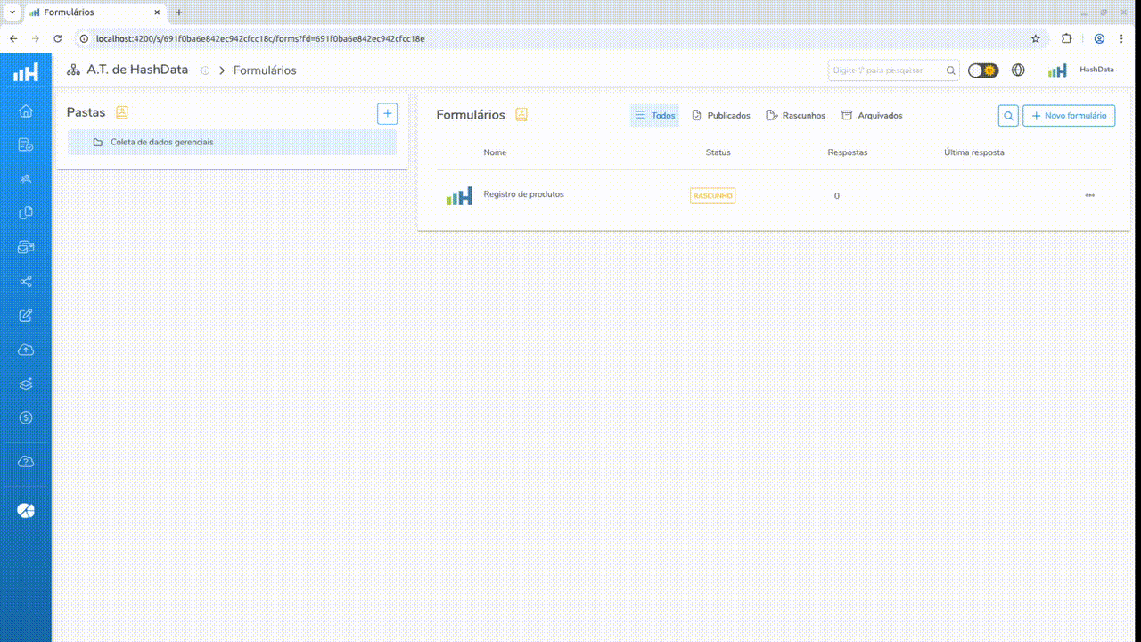 Como incluir um elemento Reconhecimento de Texto (OCR) no formulário