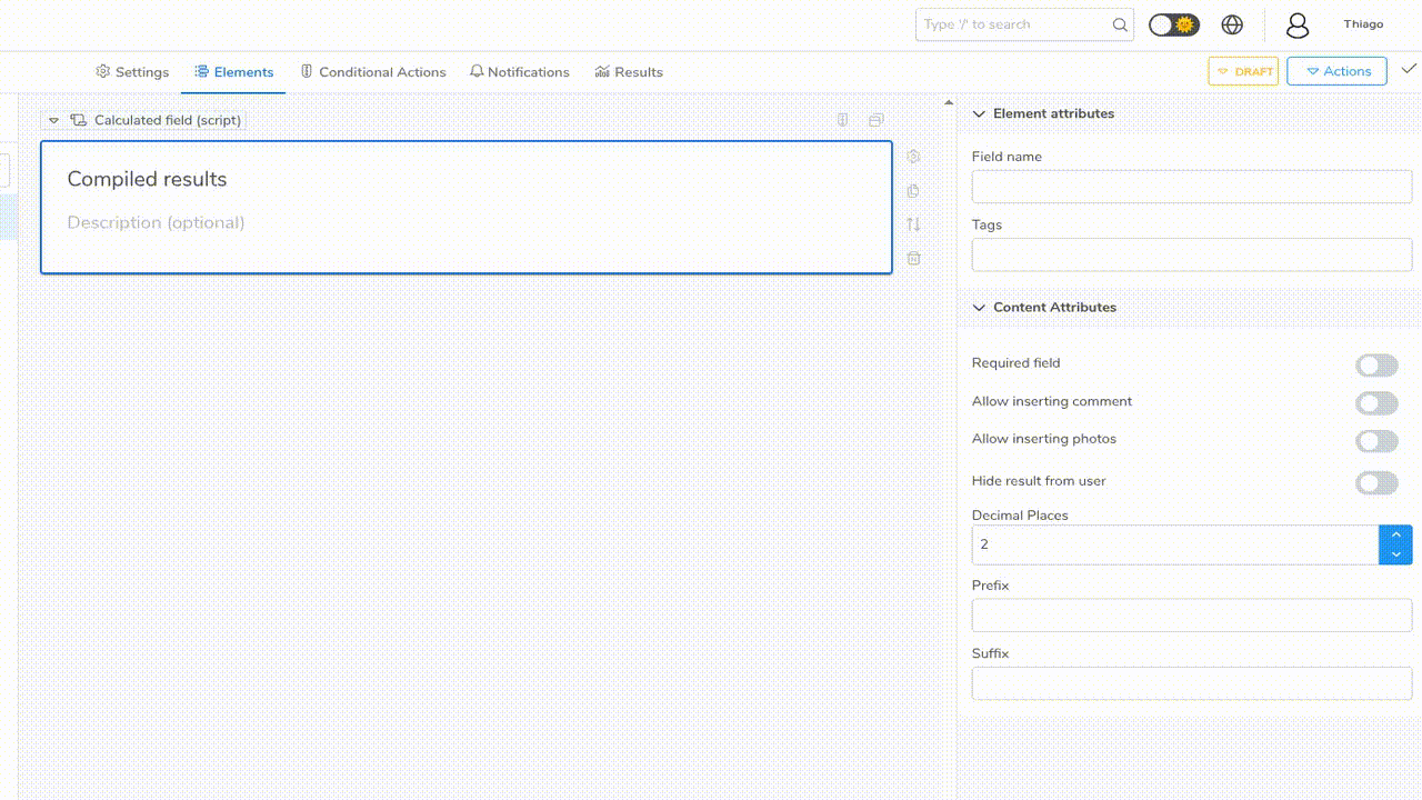 Change the question type from Script to Formula.