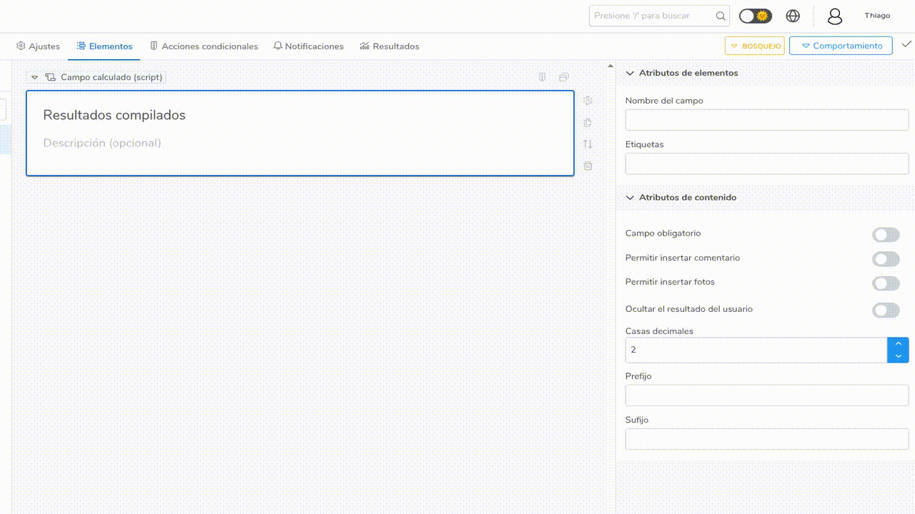 Cambiar el tipo de pregunta de Script a Fórmula. Cambiar el tipo de pregunta de Script a Fórmula.